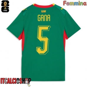 Senegal Idrissa Gueye #5 Seconda Maglia Femmina Mondiali 2026 Manica Corta